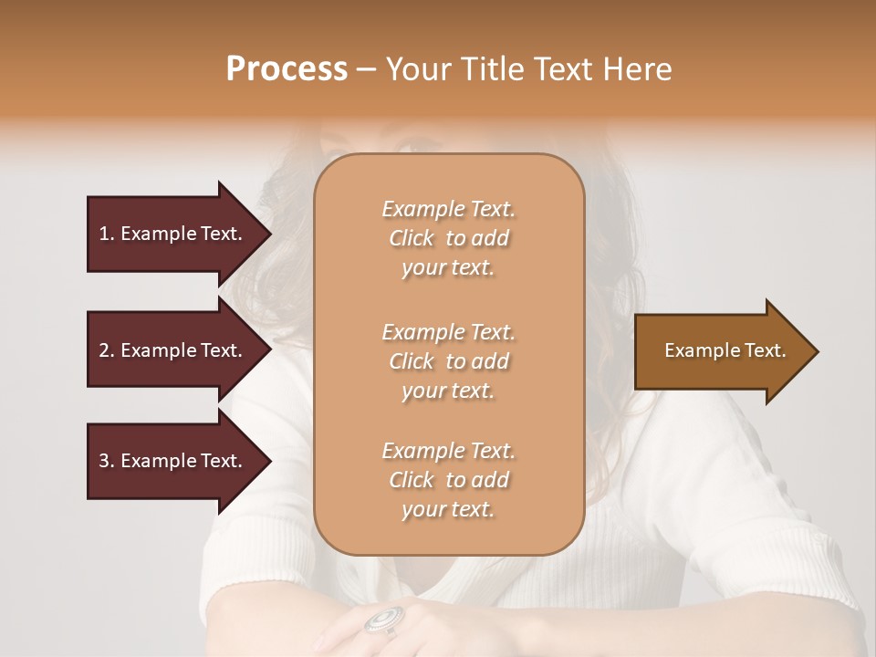 Tanned Person Girl PowerPoint Template