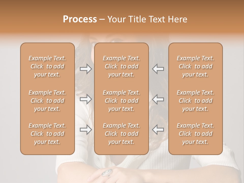 Tanned Person Girl PowerPoint Template