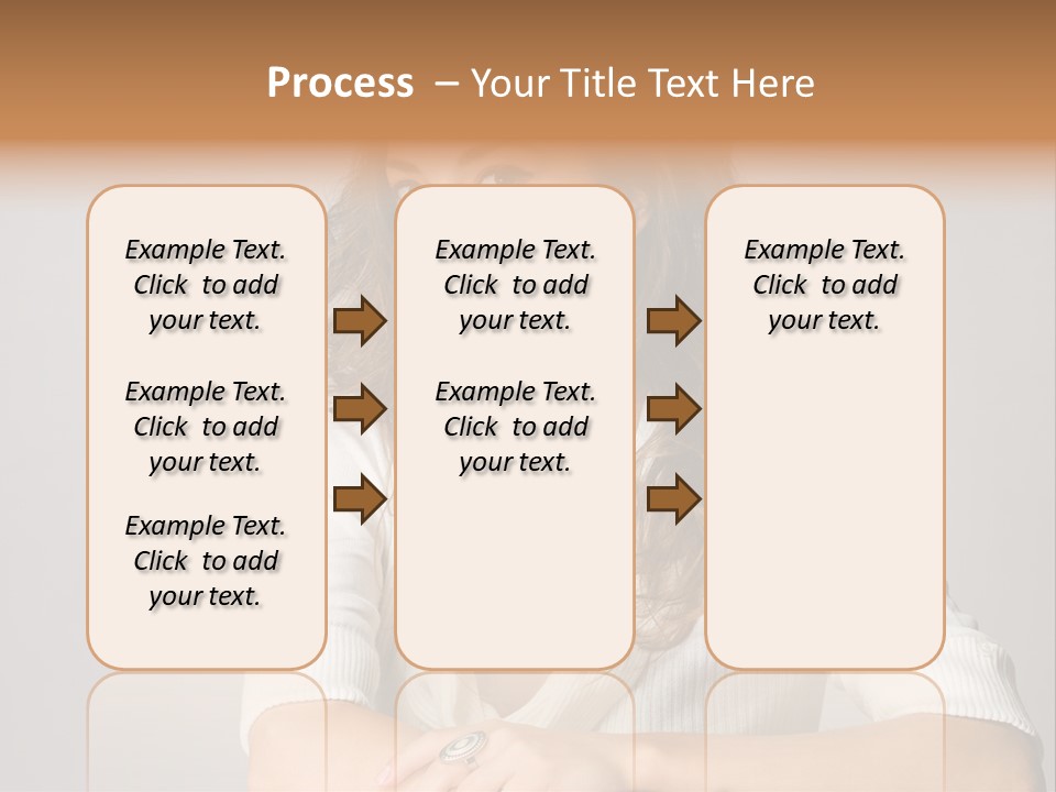 Tanned Person Girl PowerPoint Template