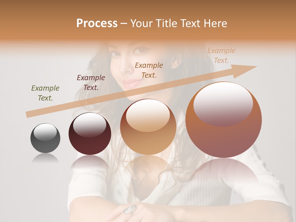Tanned Person Girl PowerPoint Template