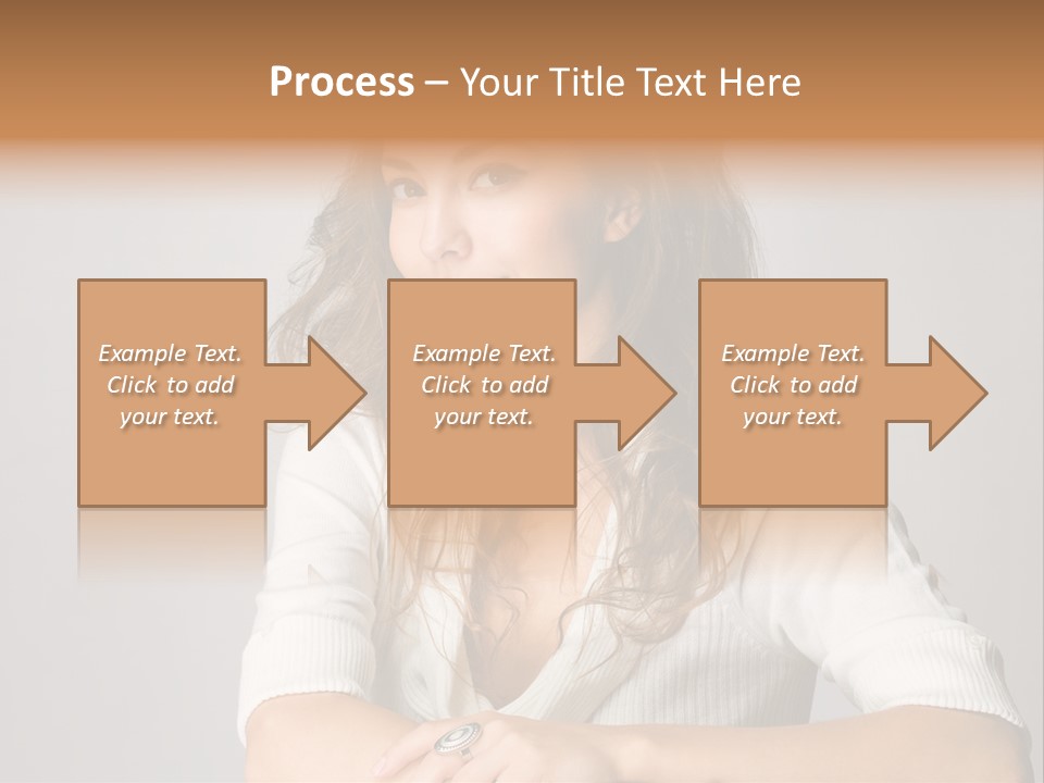 Tanned Person Girl PowerPoint Template