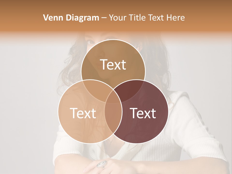 Tanned Person Girl PowerPoint Template