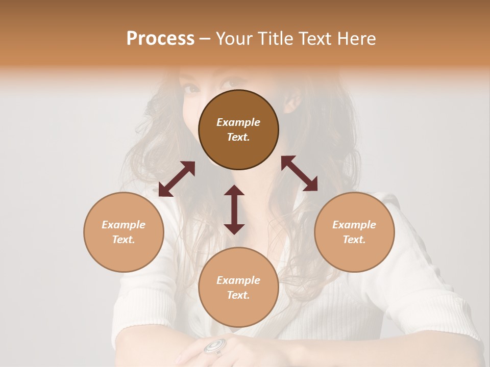 Tanned Person Girl PowerPoint Template