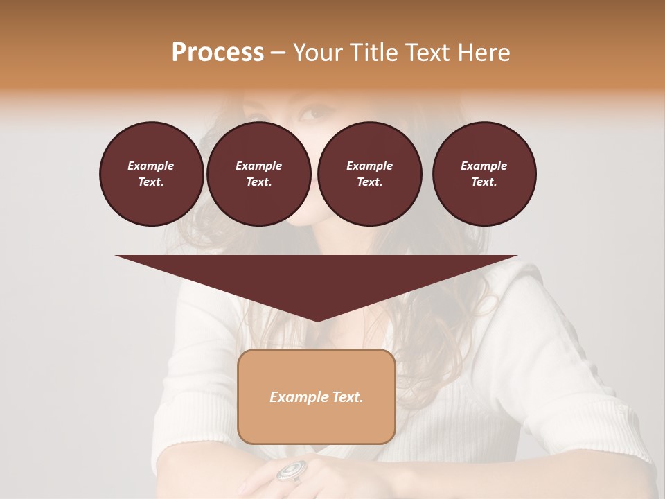 Tanned Person Girl PowerPoint Template