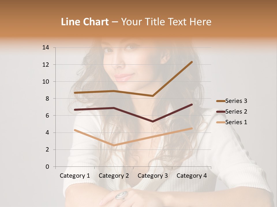 Tanned Person Girl PowerPoint Template