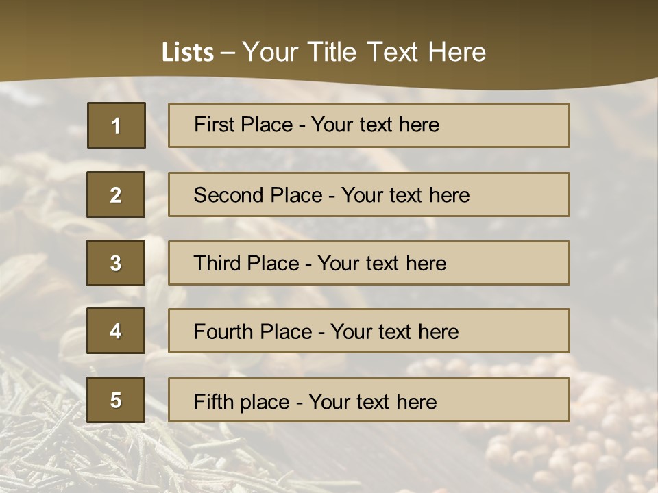 Gourmet Spices Chilli PowerPoint Template