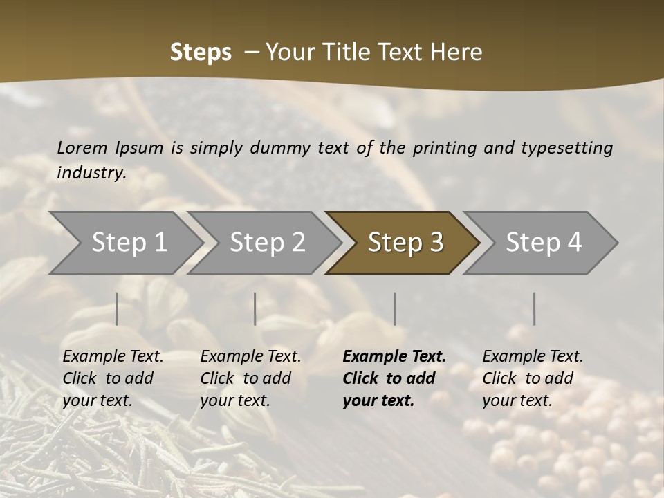 Gourmet Spices Chilli PowerPoint Template