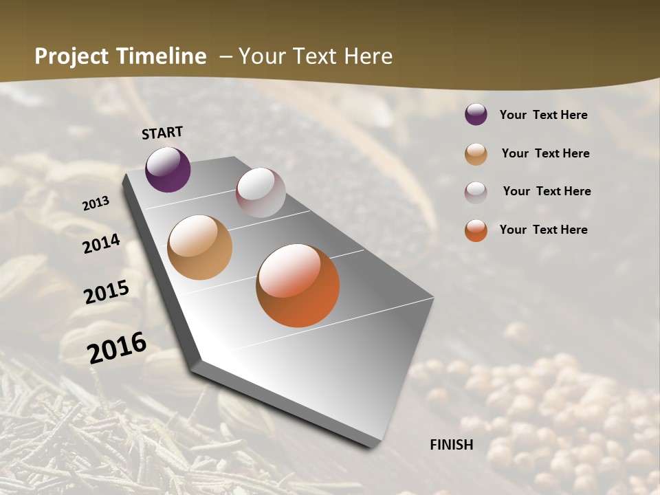 Gourmet Spices Chilli PowerPoint Template