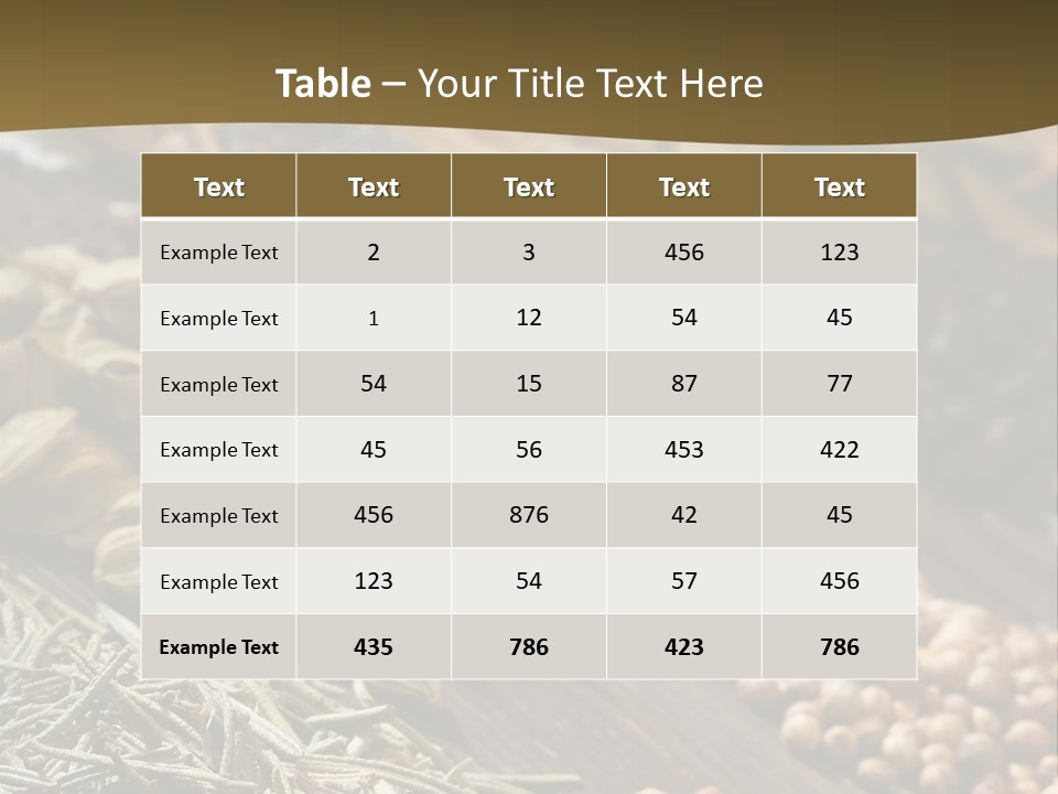 Gourmet Spices Chilli PowerPoint Template