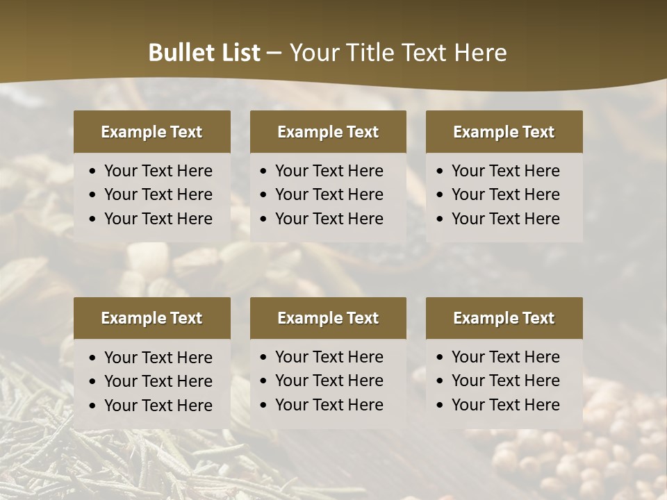 Gourmet Spices Chilli PowerPoint Template