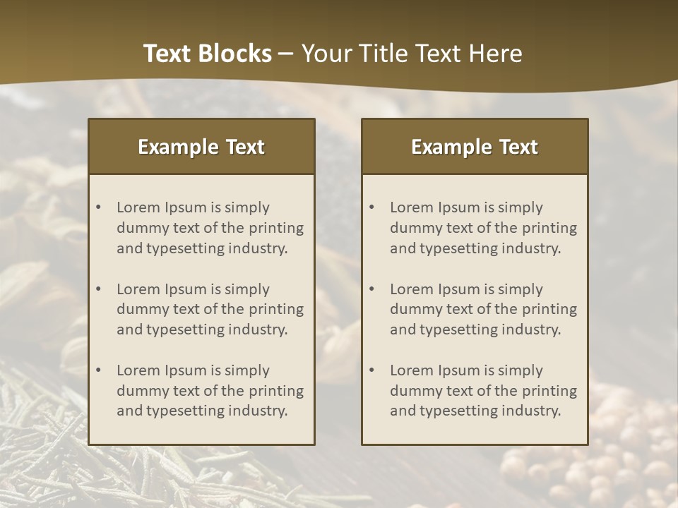 Gourmet Spices Chilli PowerPoint Template