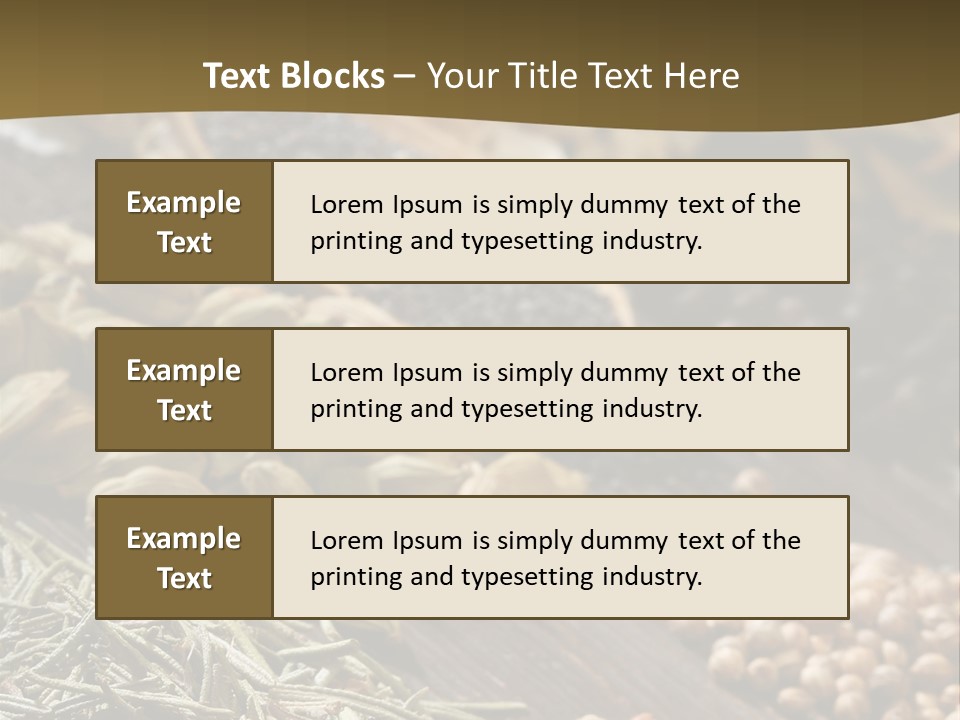 Gourmet Spices Chilli PowerPoint Template