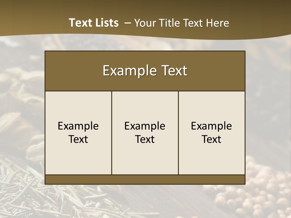 Gourmet Spices Chilli PowerPoint Template