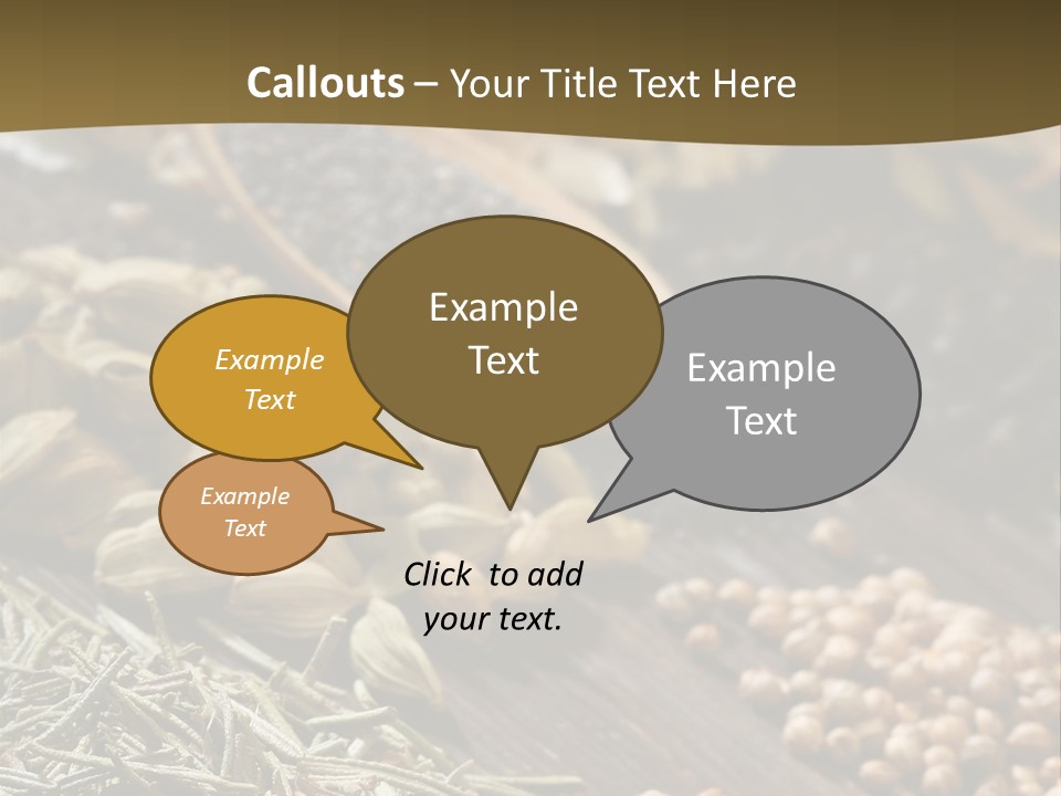 Gourmet Spices Chilli PowerPoint Template