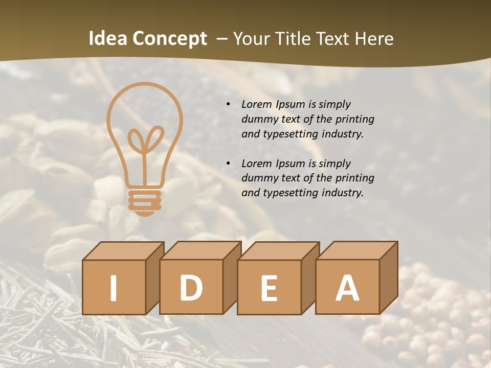 Gourmet Spices Chilli PowerPoint Template