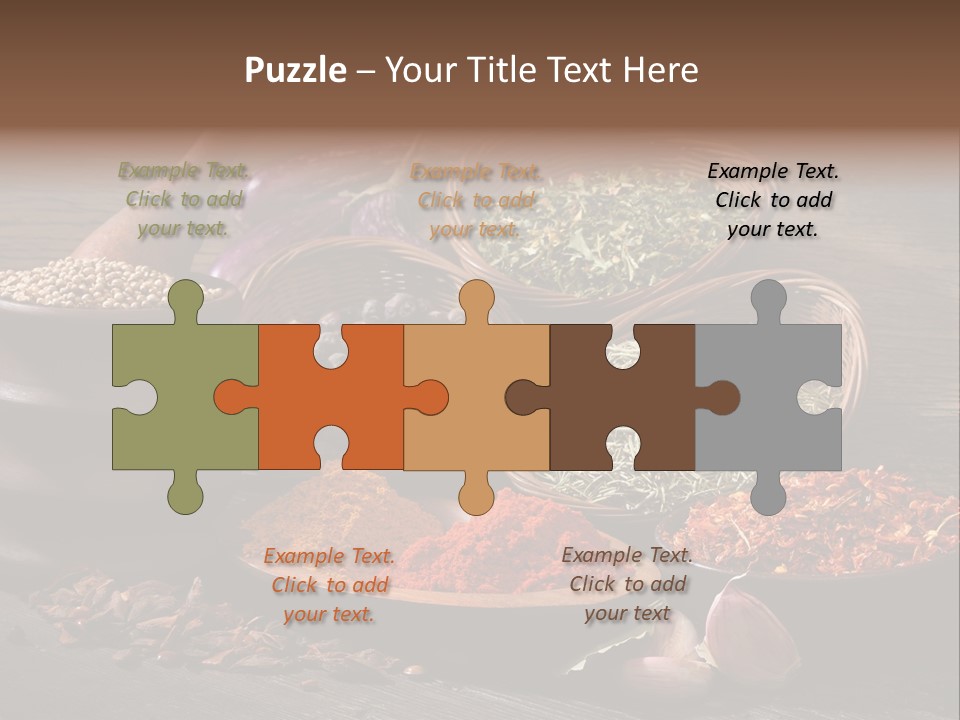 Chef Gourmet Juniper PowerPoint Template