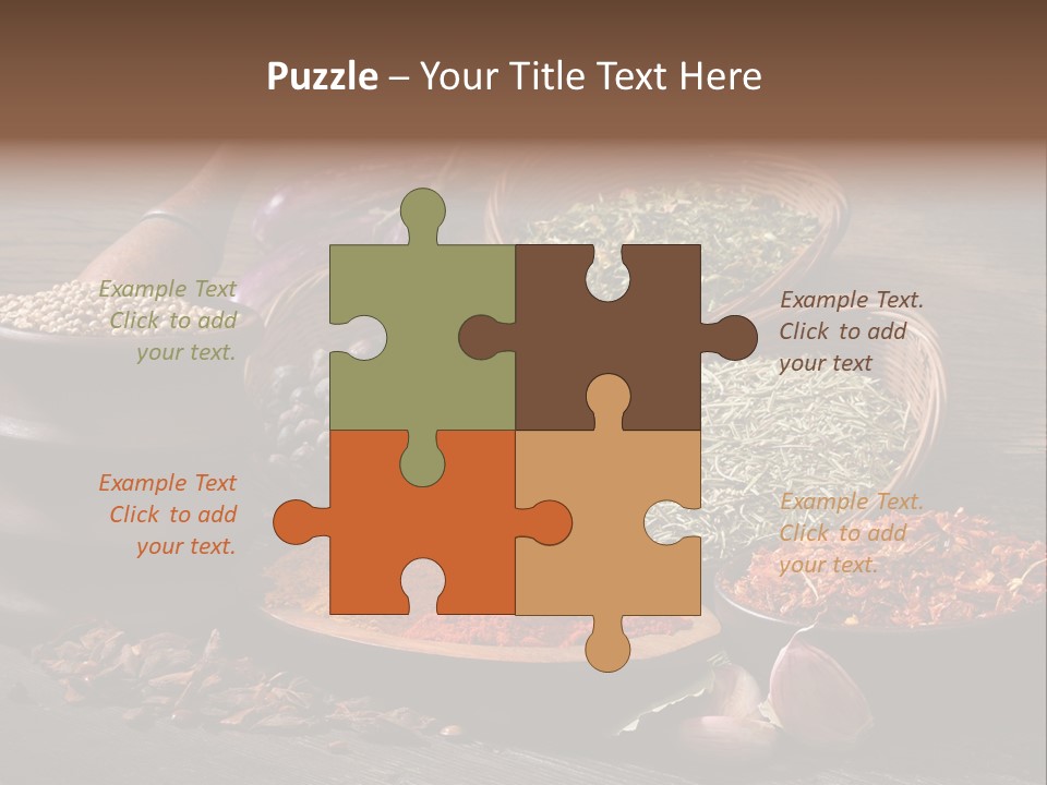 Chef Gourmet Juniper PowerPoint Template