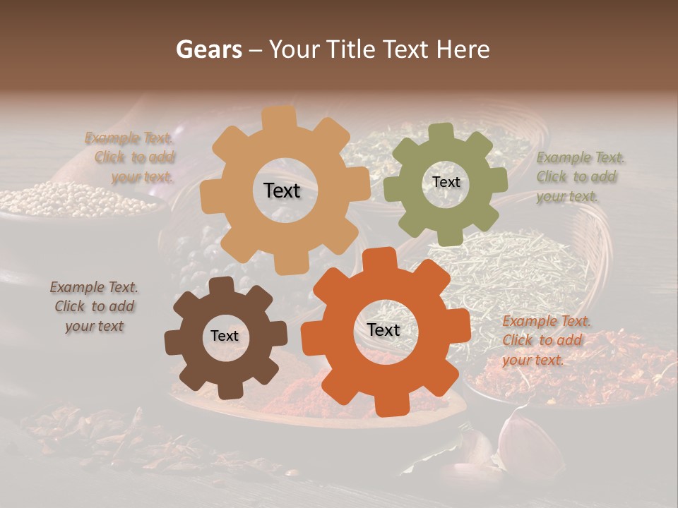 Chef Gourmet Juniper PowerPoint Template