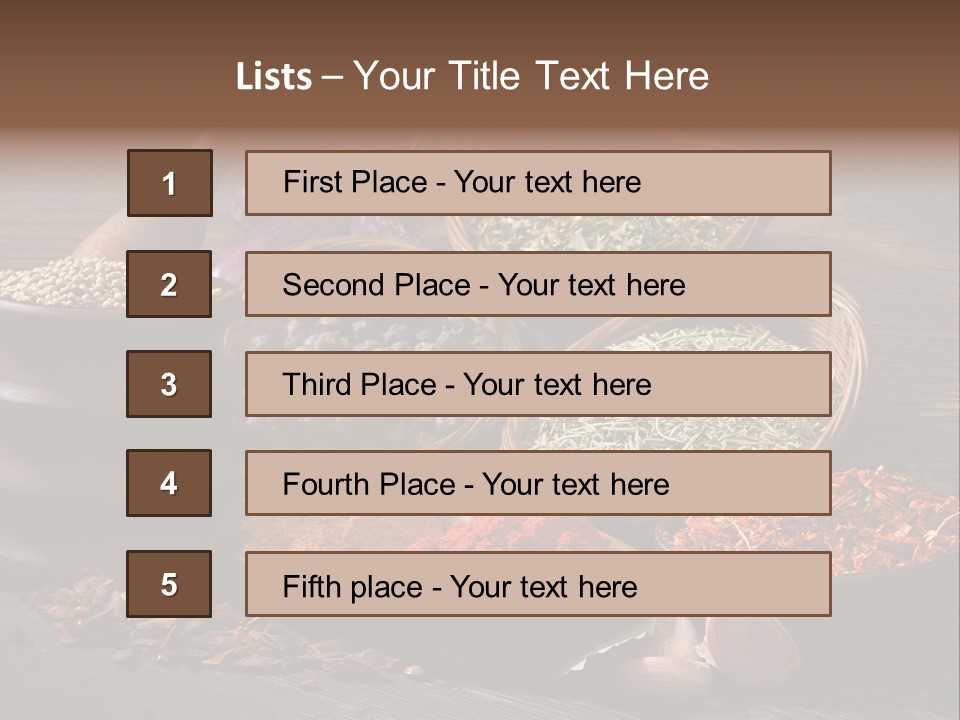 Chef Gourmet Juniper PowerPoint Template