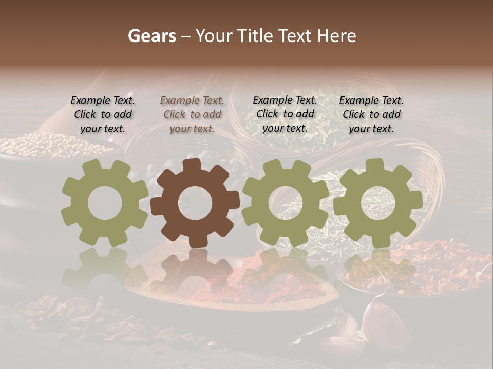 Chef Gourmet Juniper PowerPoint Template