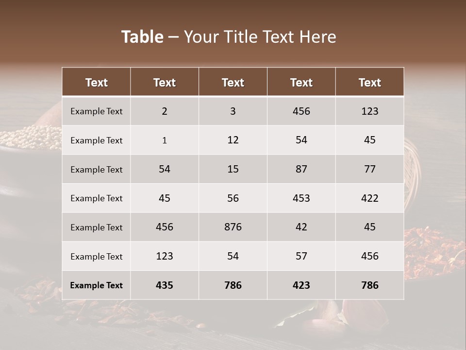Chef Gourmet Juniper PowerPoint Template