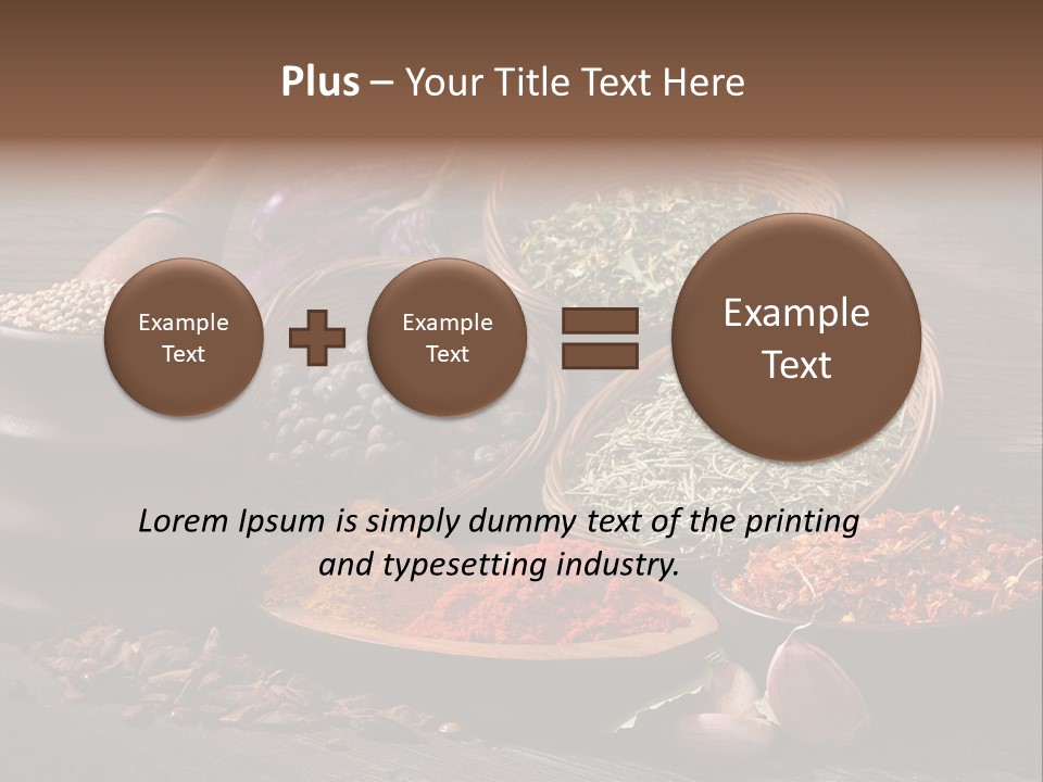 Chef Gourmet Juniper PowerPoint Template