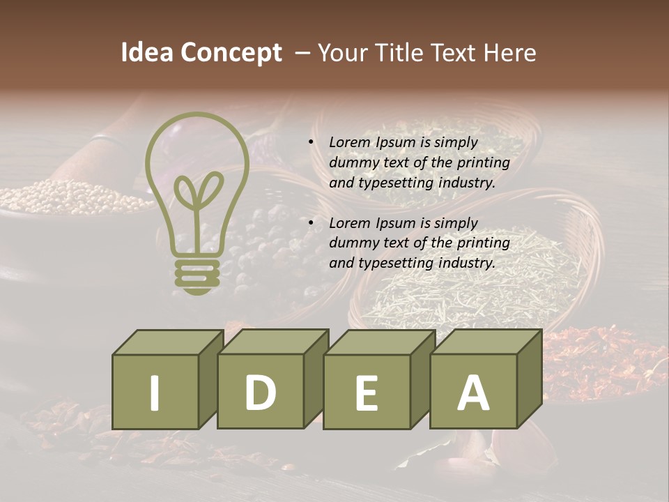 Chef Gourmet Juniper PowerPoint Template