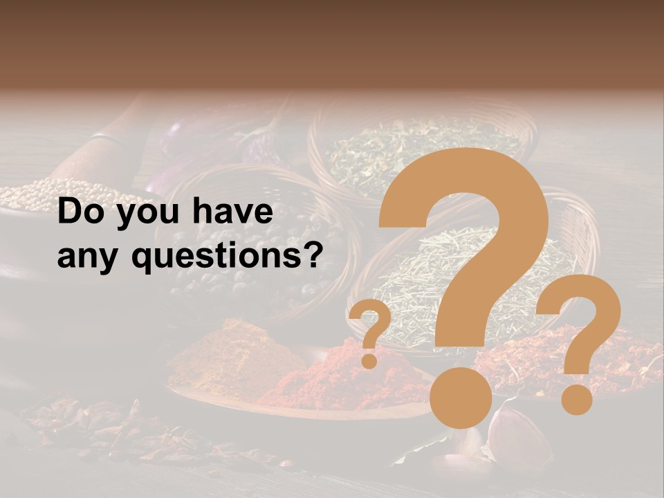 Chef Gourmet Juniper PowerPoint Template