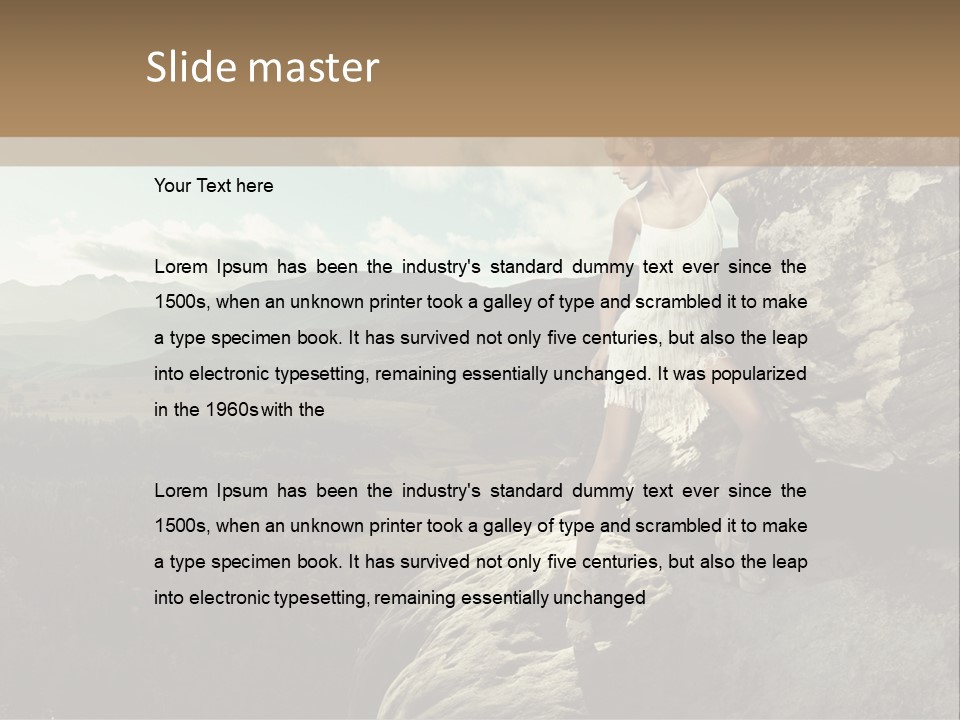 Beautiful Fashion Mars PowerPoint Template