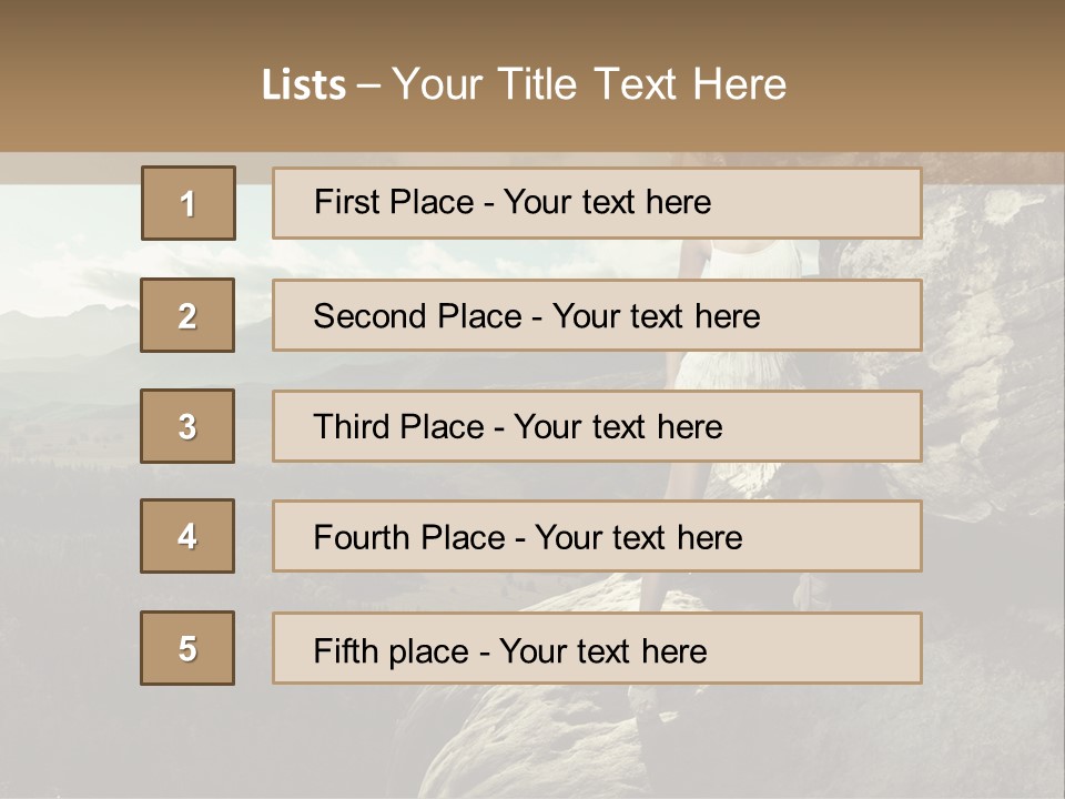 Beautiful Fashion Mars PowerPoint Template