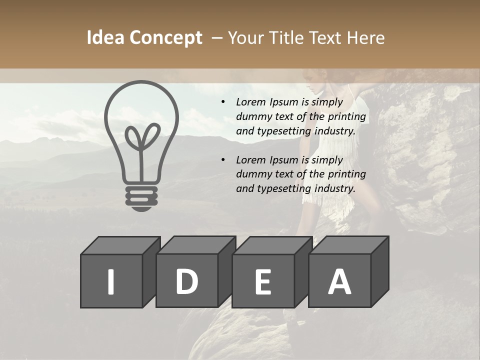 Beautiful Fashion Mars PowerPoint Template