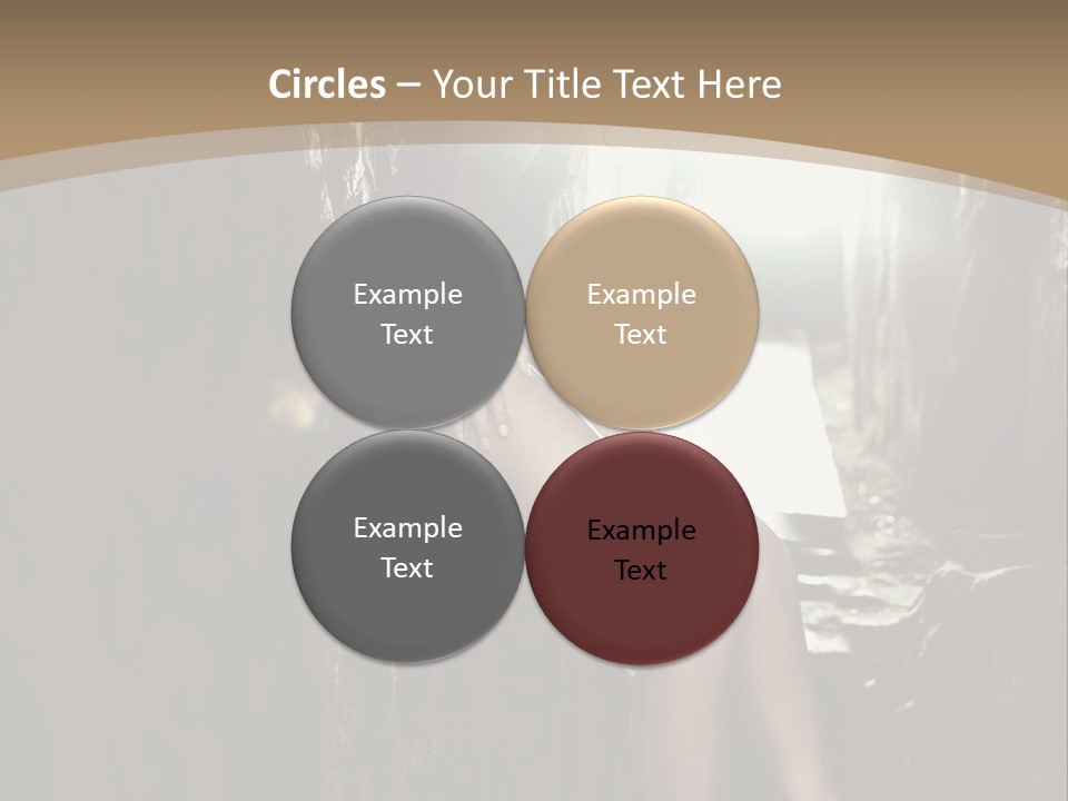 Nice Glamour Hand PowerPoint Template