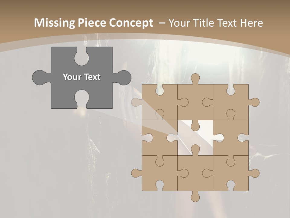 Nice Glamour Hand PowerPoint Template