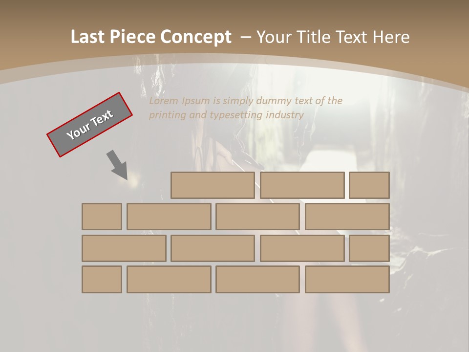 Nice Glamour Hand PowerPoint Template