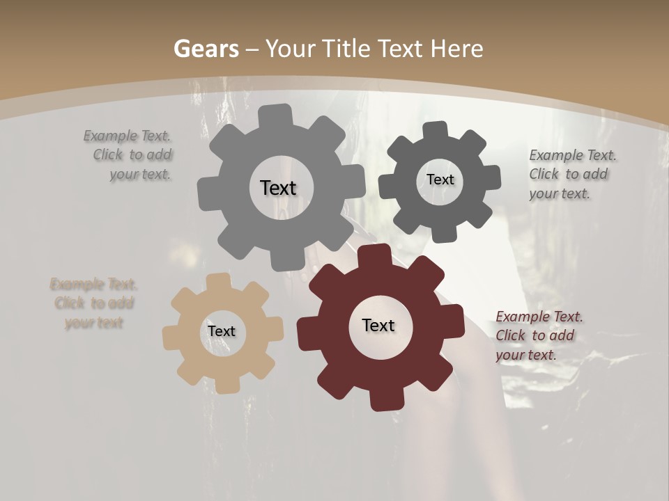 Nice Glamour Hand PowerPoint Template