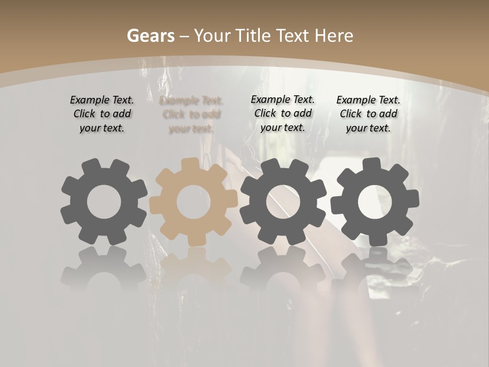 Nice Glamour Hand PowerPoint Template