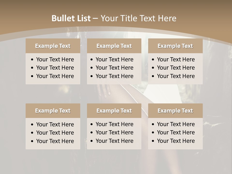 Nice Glamour Hand PowerPoint Template