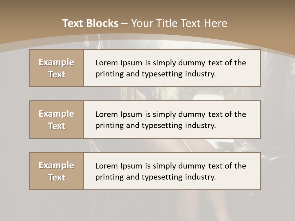 Nice Glamour Hand PowerPoint Template