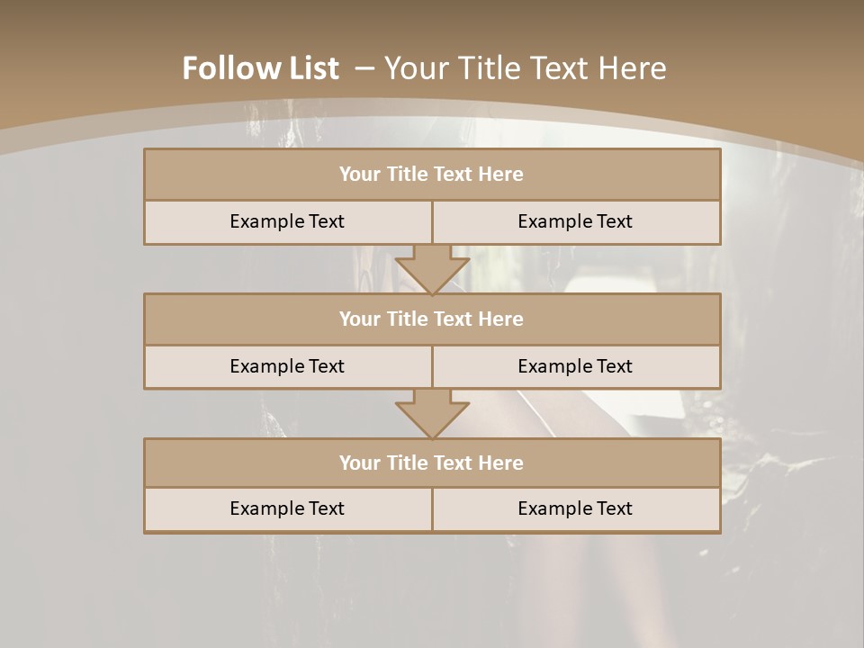 Nice Glamour Hand PowerPoint Template