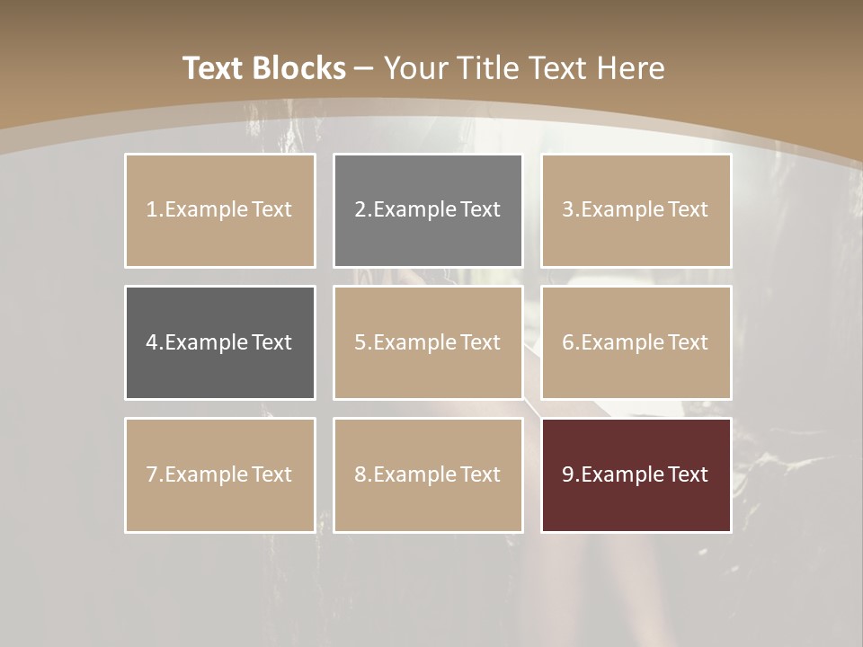 Nice Glamour Hand PowerPoint Template