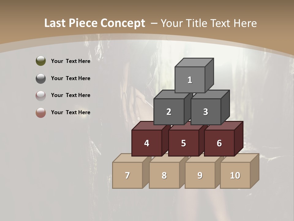 Nice Glamour Hand PowerPoint Template