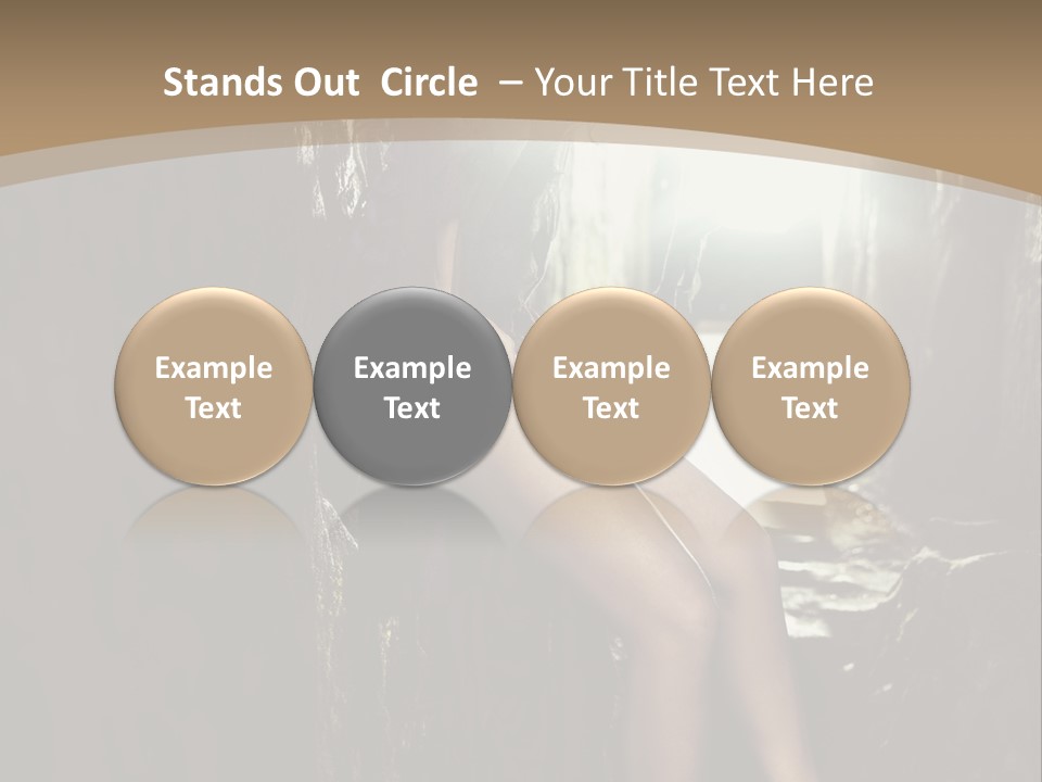 Nice Glamour Hand PowerPoint Template
