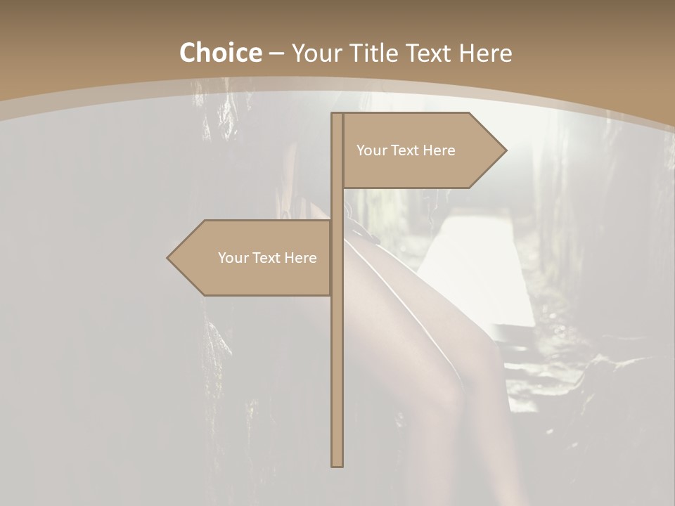 Nice Glamour Hand PowerPoint Template