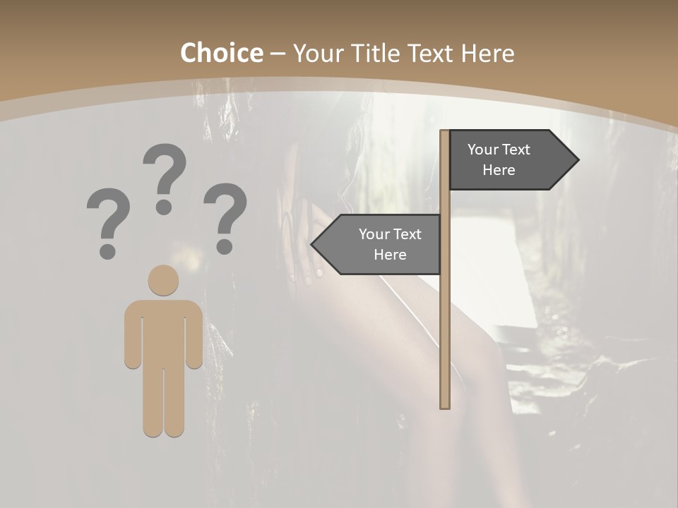 Nice Glamour Hand PowerPoint Template