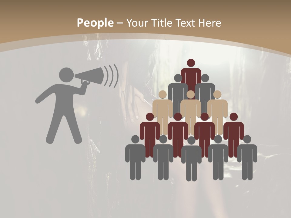 Nice Glamour Hand PowerPoint Template