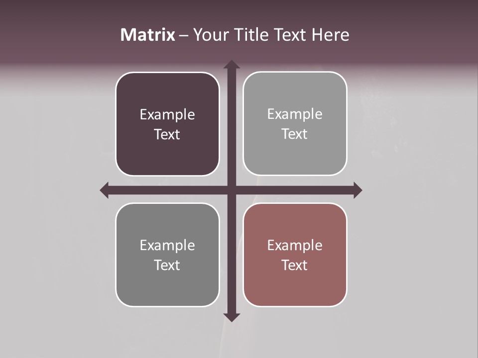 White Attractive Model PowerPoint Template