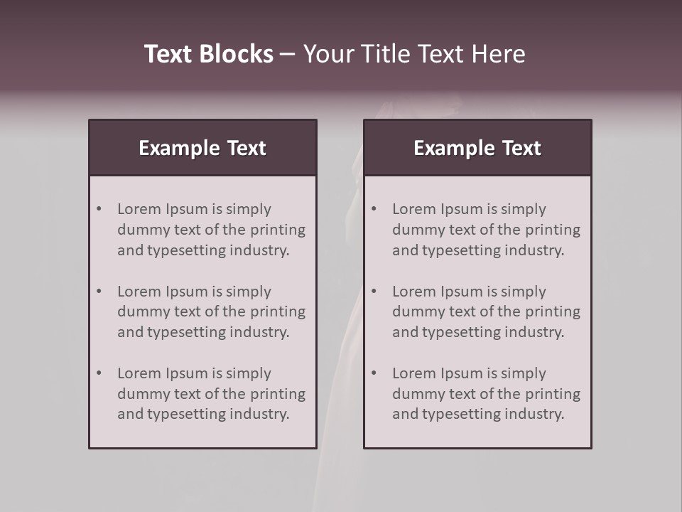 White Attractive Model PowerPoint Template