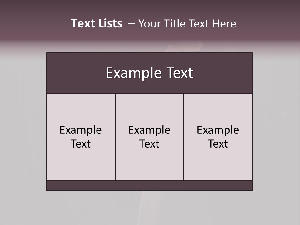 White Attractive Model PowerPoint Template