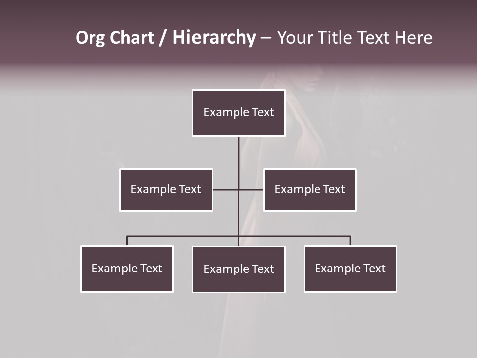 White Attractive Model PowerPoint Template
