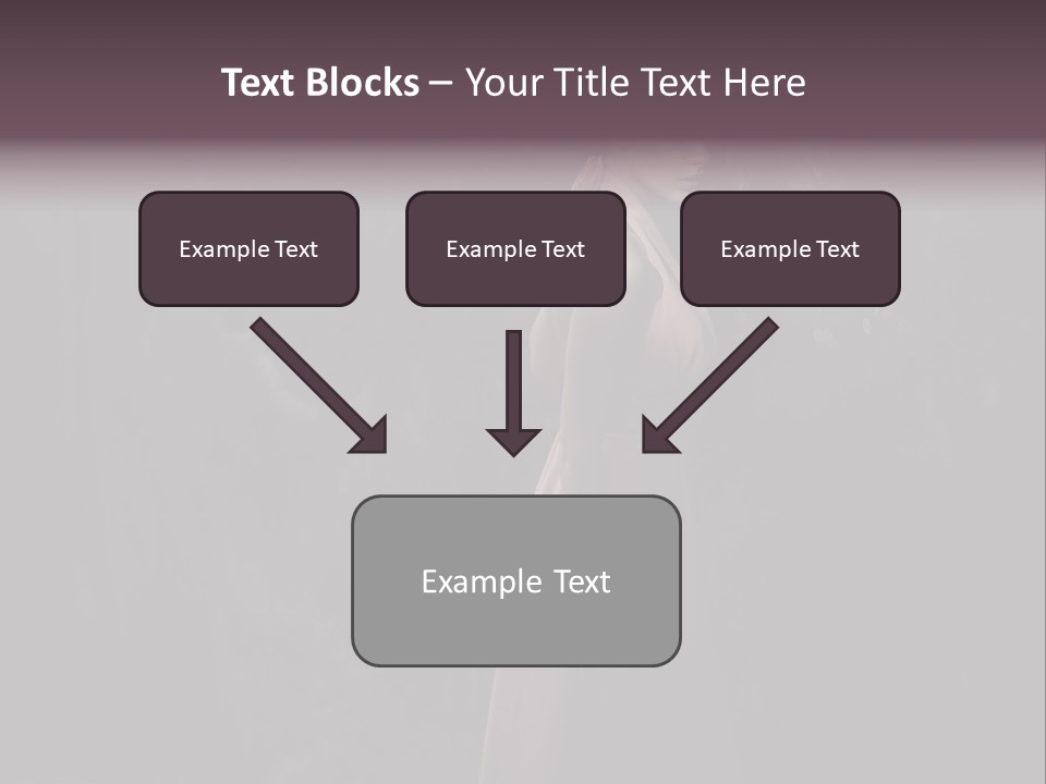 White Attractive Model PowerPoint Template